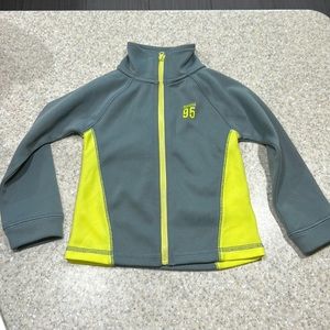 Oshkosh 2t gray and yellow track jacket